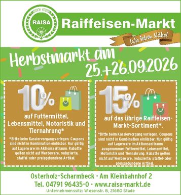 Coupon Herbstmarkt
