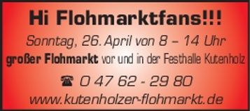 Flohmarkt 26. April