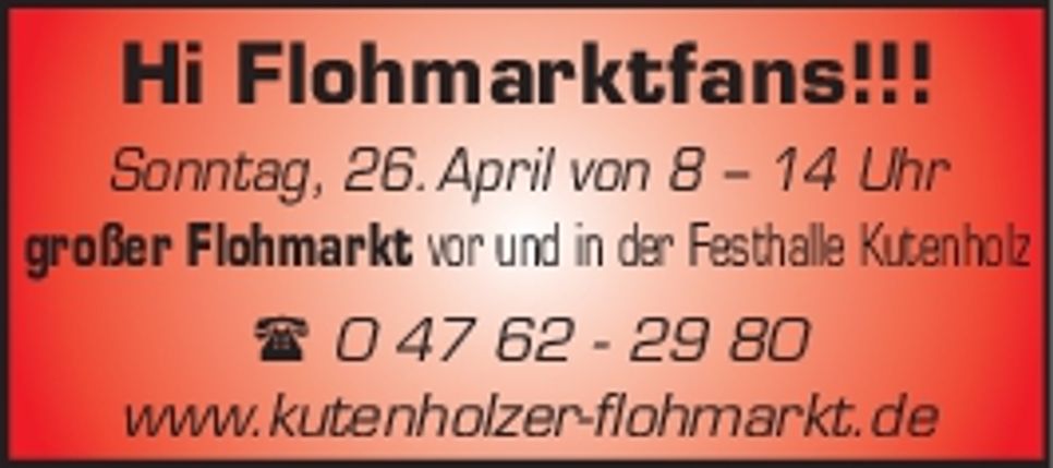 Flohmarkt 26. April