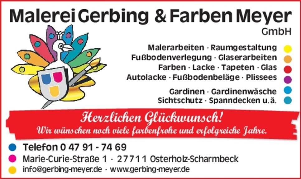 Herzlichen Glückwunsch!