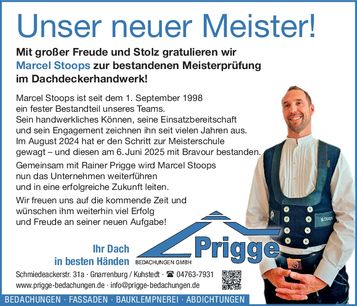 Unser neuer Meister!