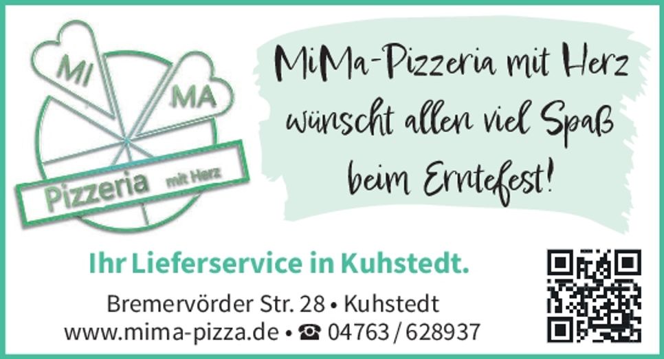 MiMa-Pizza wünscht allen viel Spaß