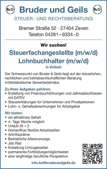 Steuerfachangestellte / Lohnbuchhalter