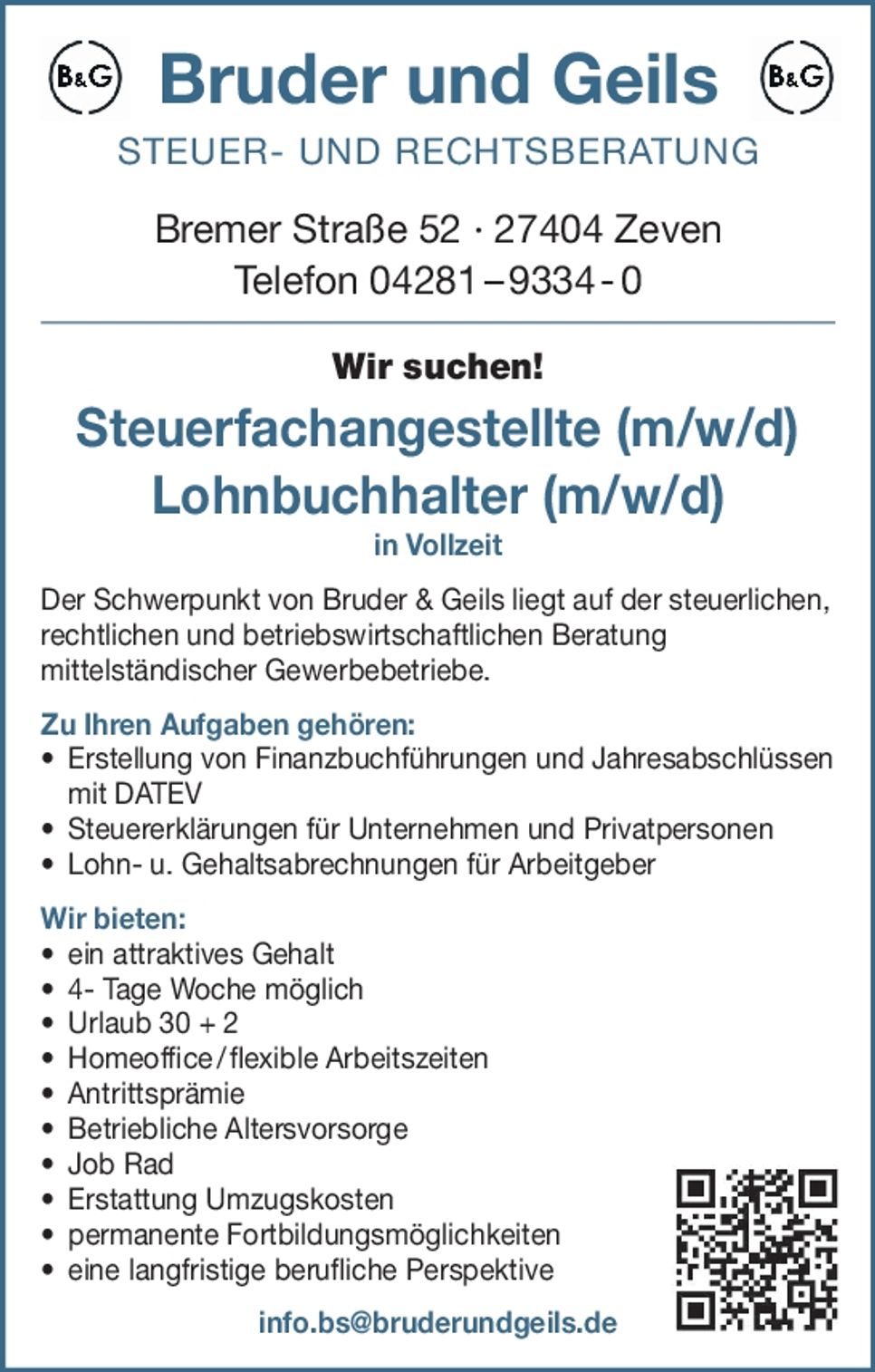 Steuerfachangestellte / Lohnbuchhalter