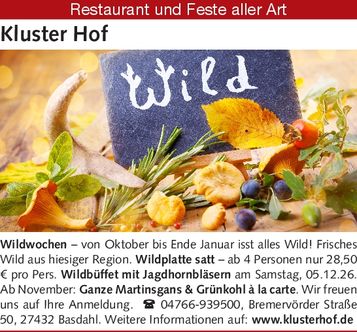 Wildwochen 2026