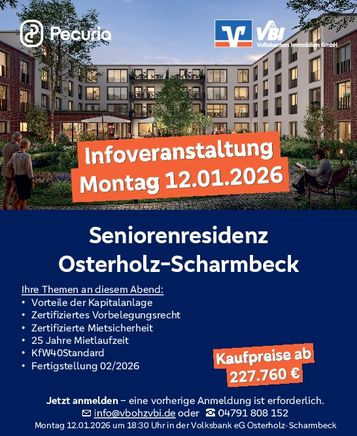 Infoveranstaltung 12.01.26