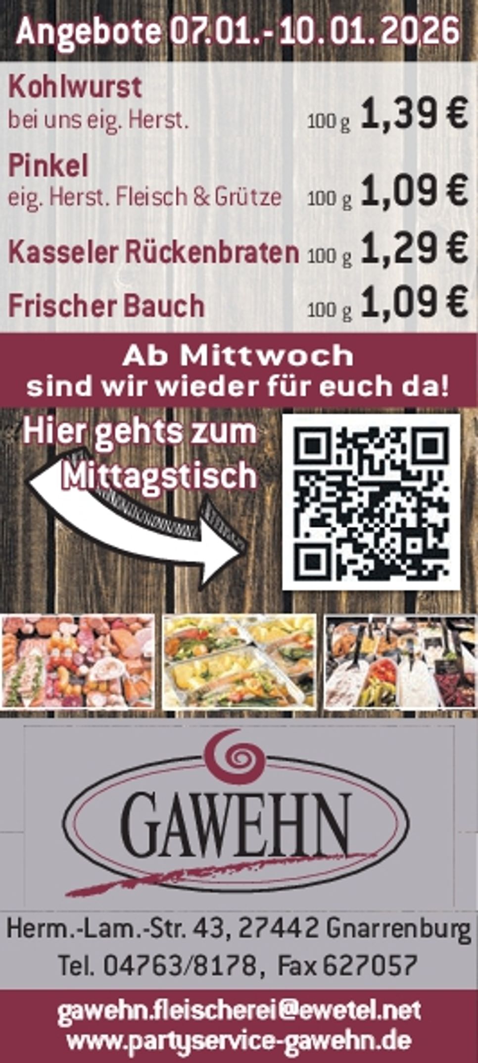 Angebote 07. - 10.01.26