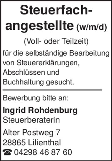 MA gesucht