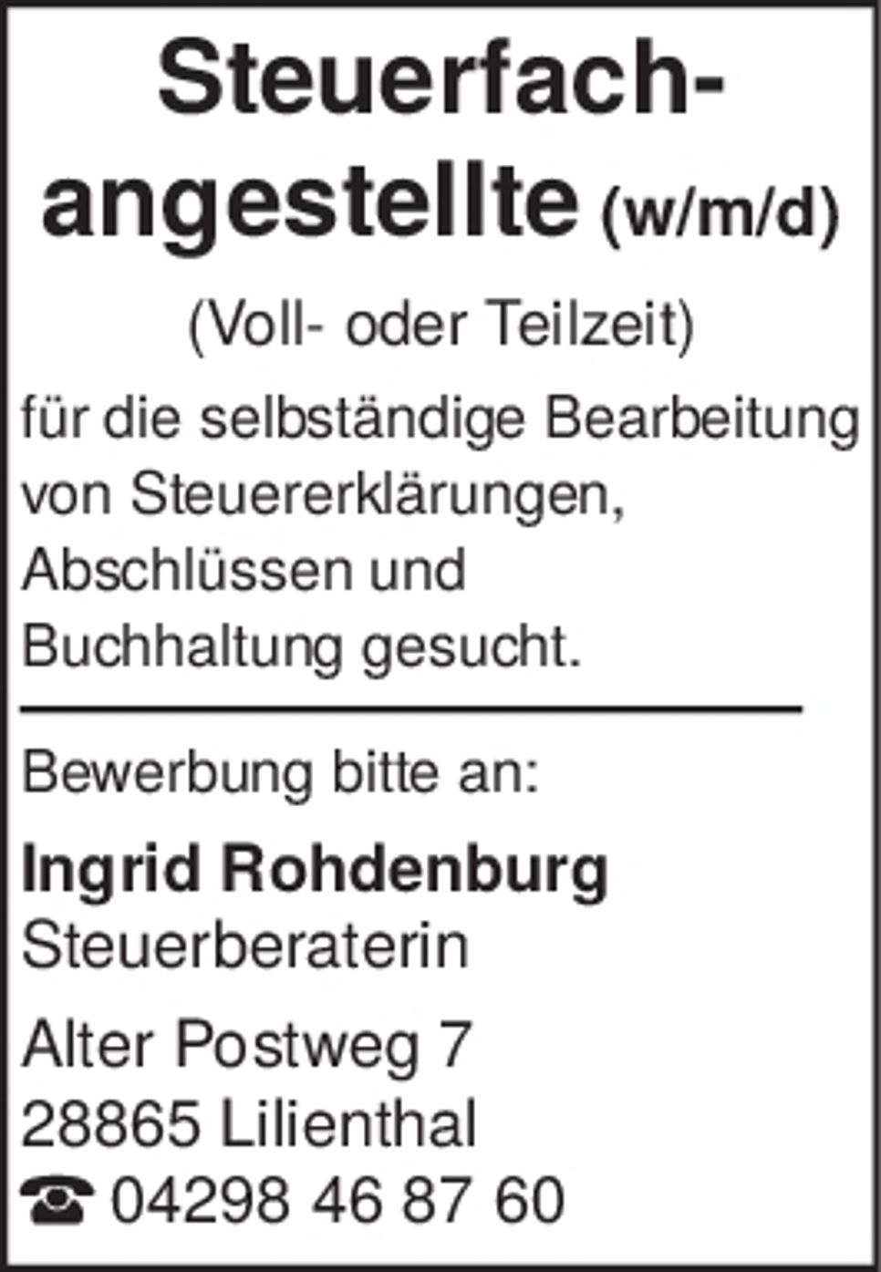 MA gesucht
