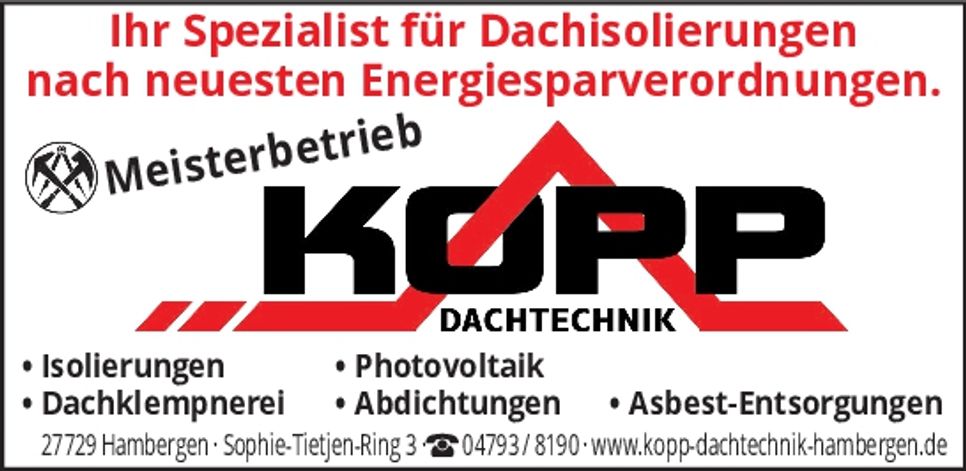 Ihr Spezialist für Dachisolierungen