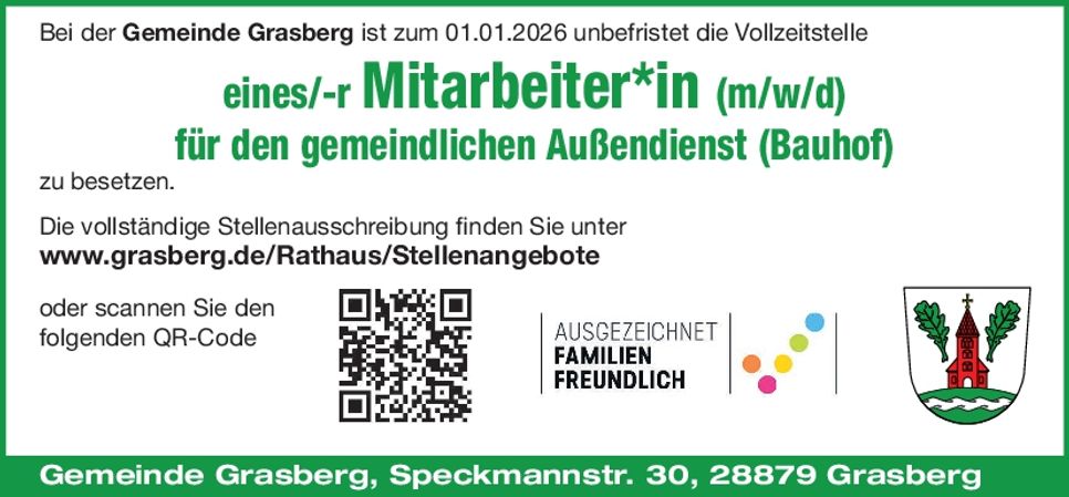 Mitarbeiter f. gemeindlichen Außendienst