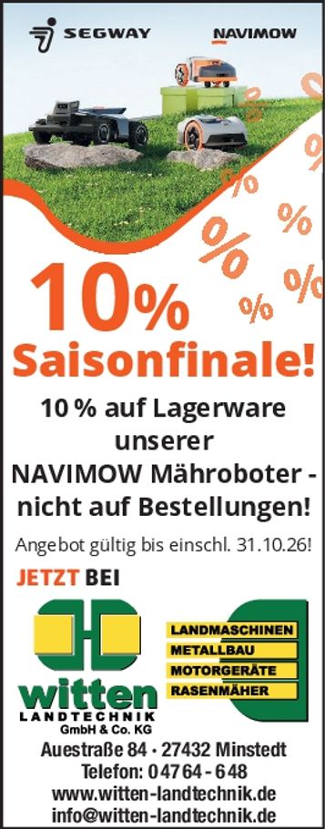 Navimow Saisonfinale 2026