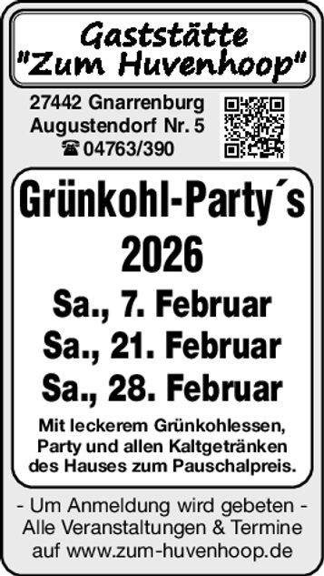 Grünkohl-Party 2025
