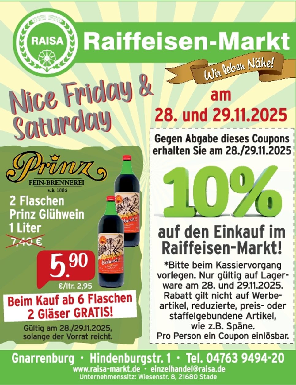 Nice Friday & Saturday