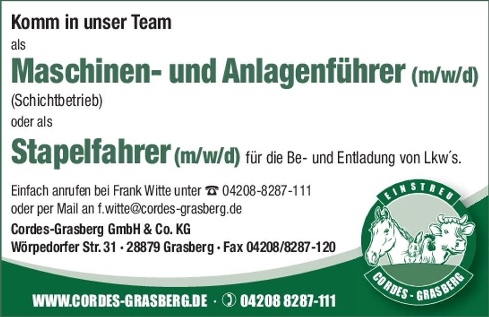 Maschinen- u Anlagenführer