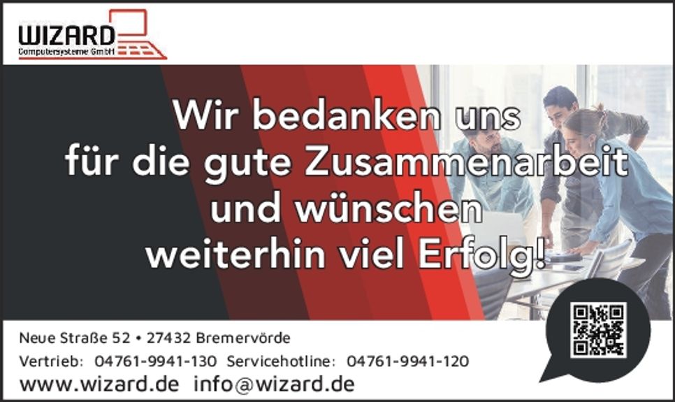 Wir bedanken uns...