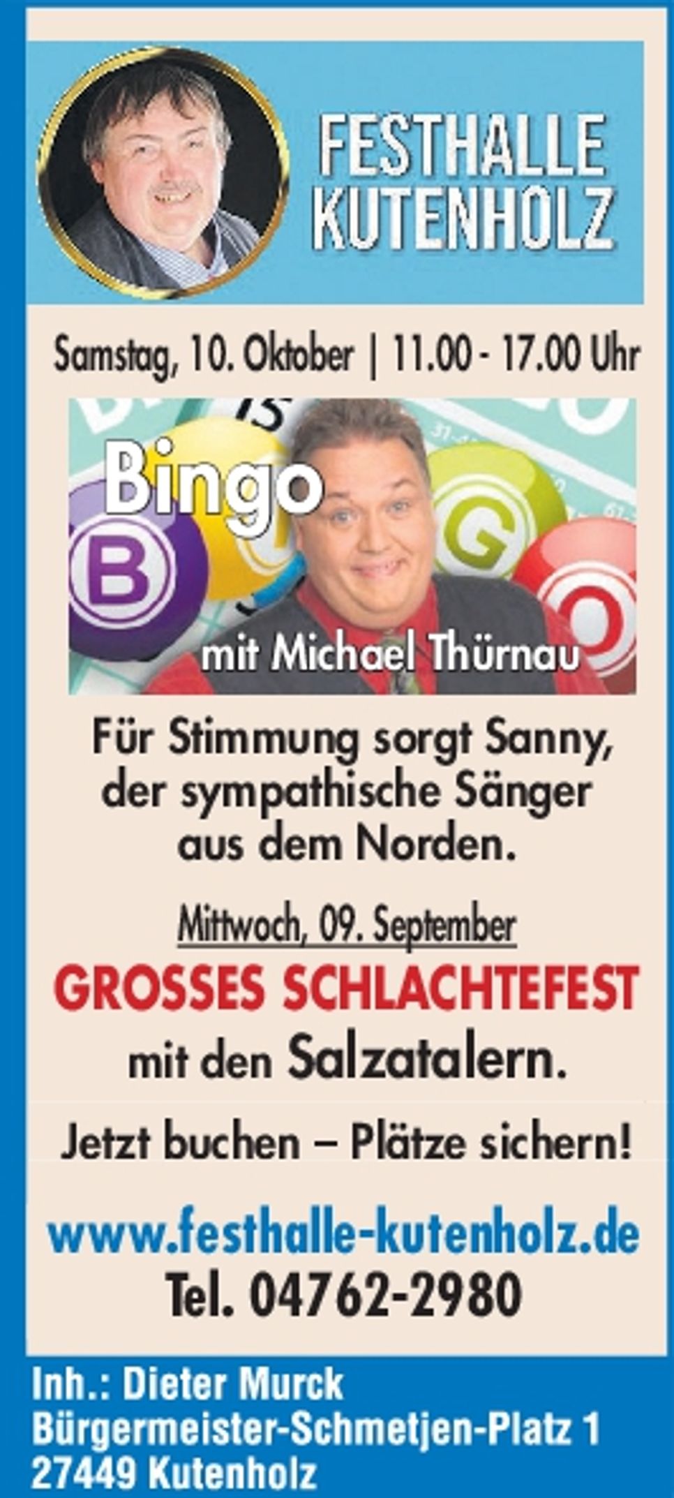 Bingo / Schlachtefest