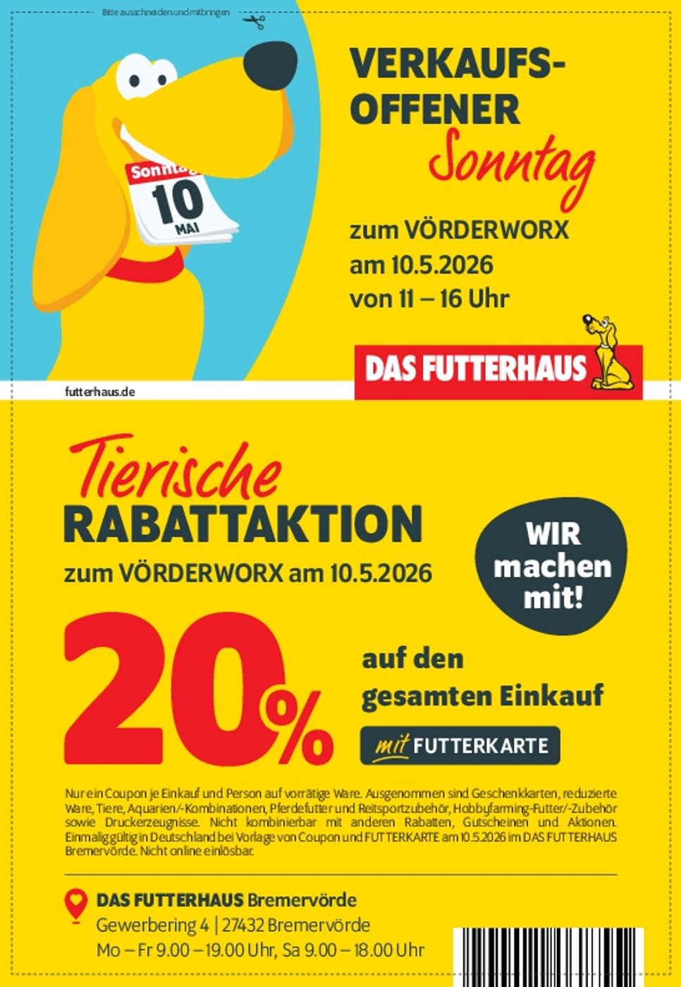 Rabatt Aktion Vördeworx