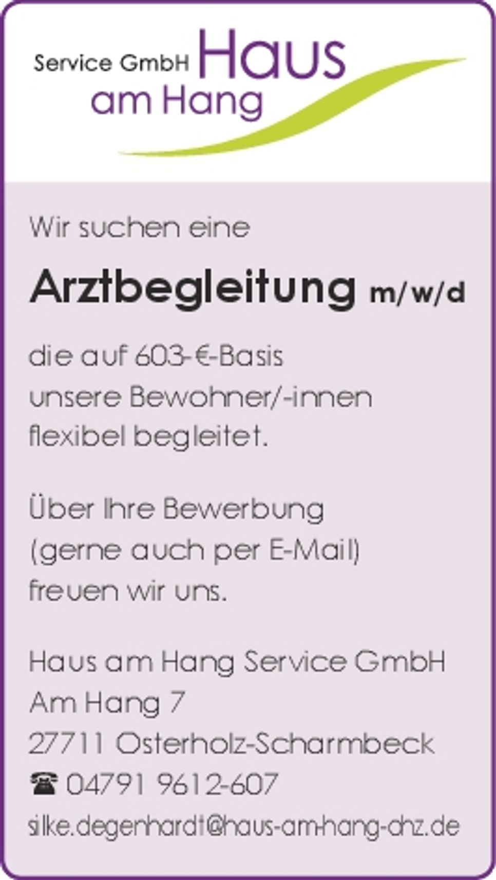 Arztbegleitung
