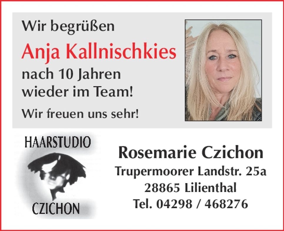 Wieder im Team Anja....