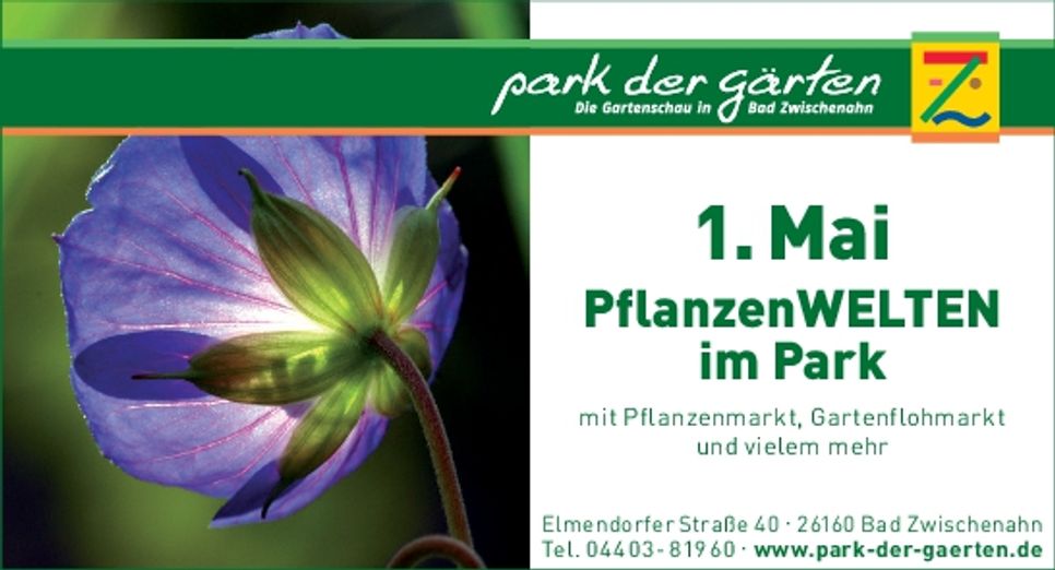 1. Mai Pflanzenwelten
