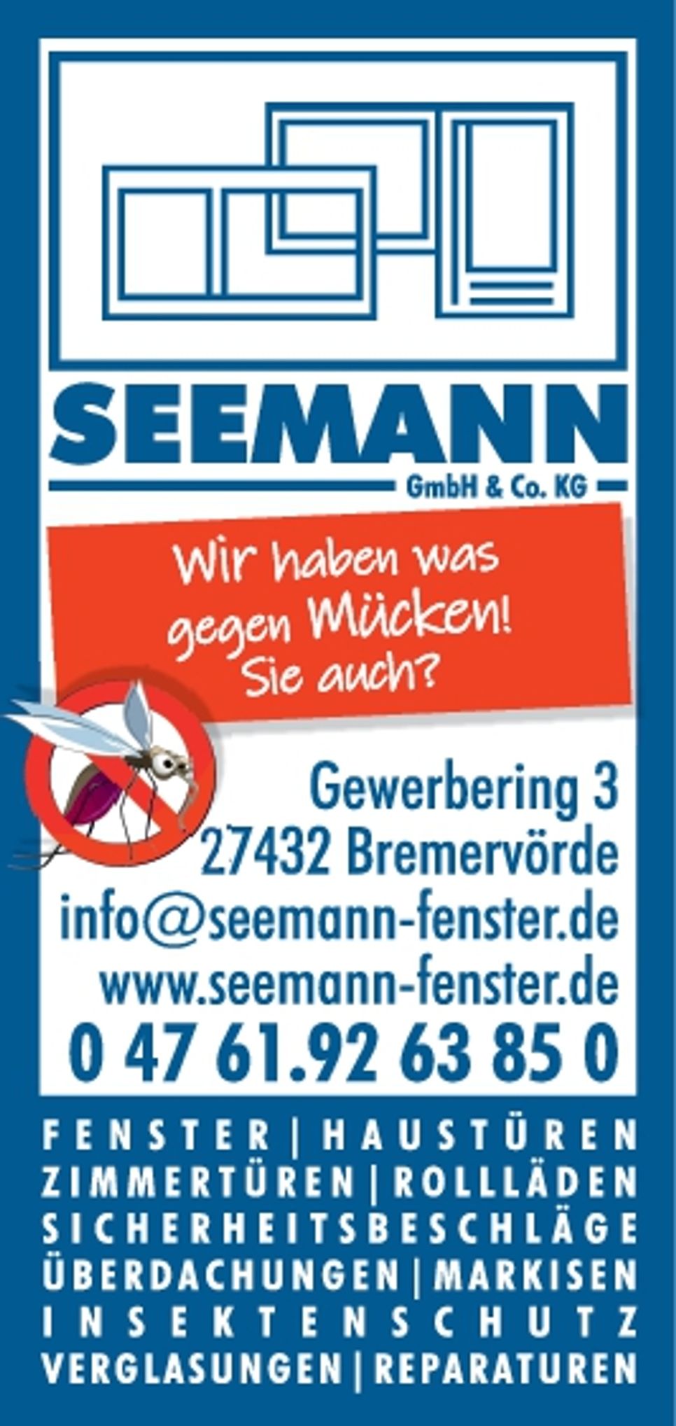 Wir haben was gegen Mücken