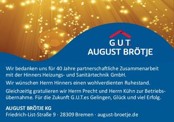 Glückwunsch ....
