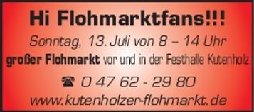 Flohmarkt 13. Juli