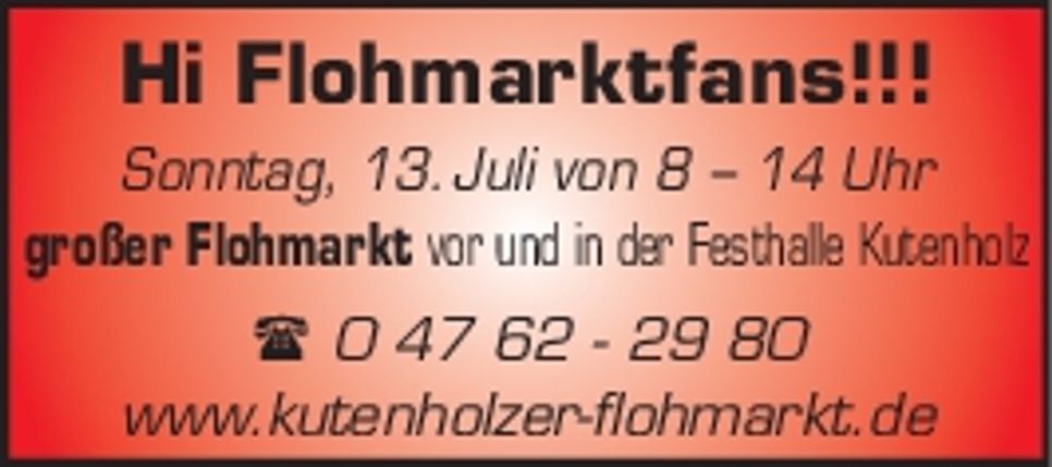 Flohmarkt 13. Juli