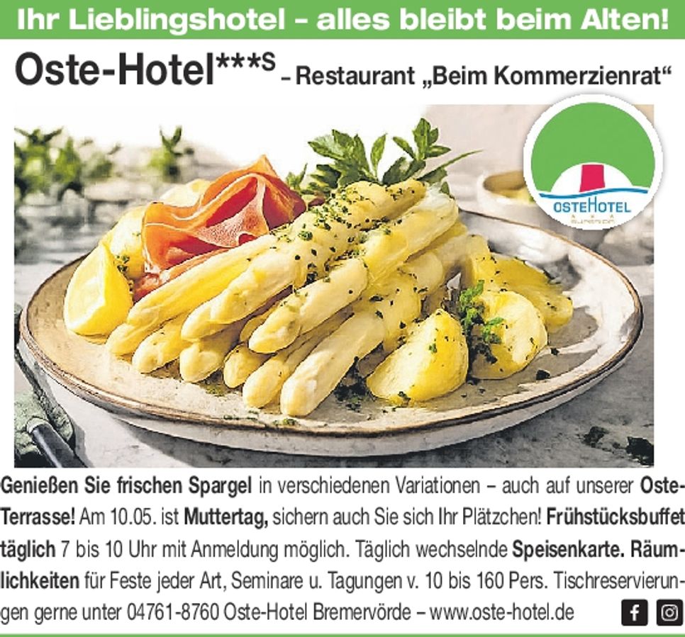 Sitzplatz Spargel