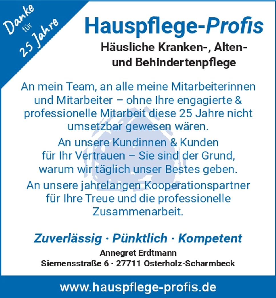 25 Jahre Danke 