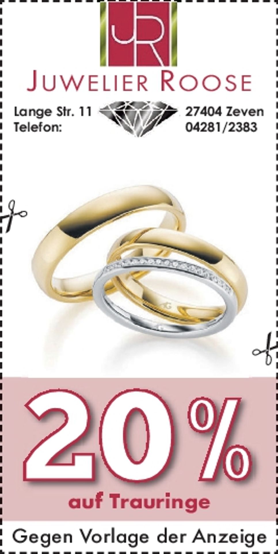 20% Trauringe
