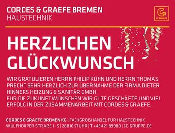 Wir gratulieren ....