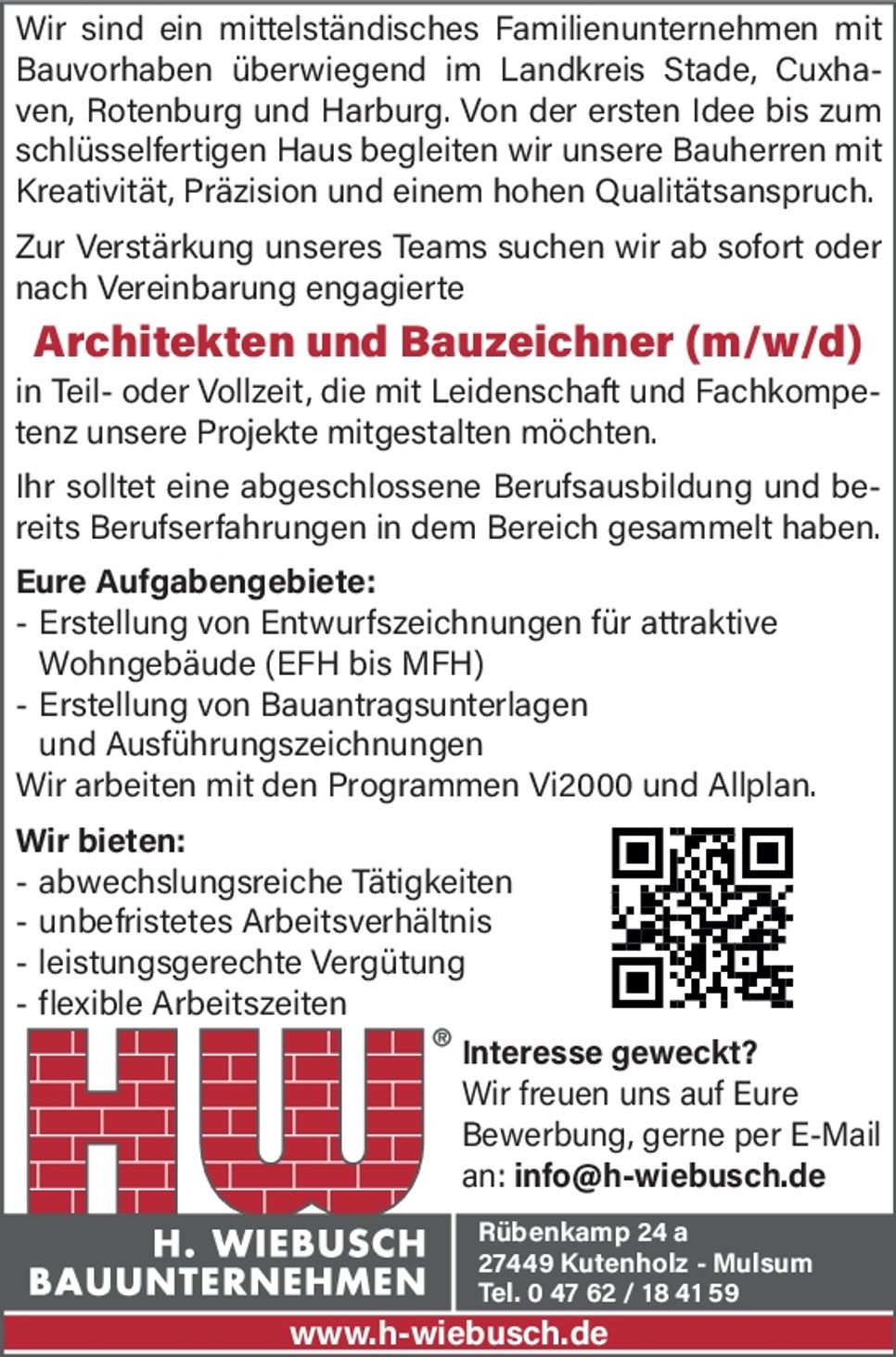 Architekt und Bauzeichner