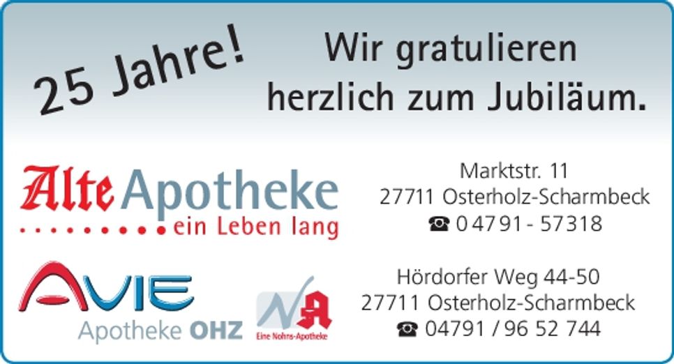 Glückwunsch 25 Jahre Hauspflege-Profis