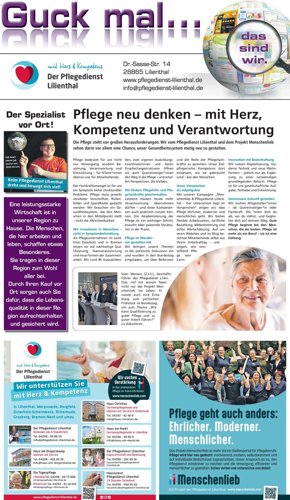 Anzeige Kampage Personalgewinnung