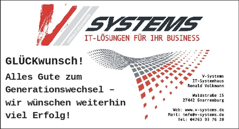 Wir gratulieren herzlich