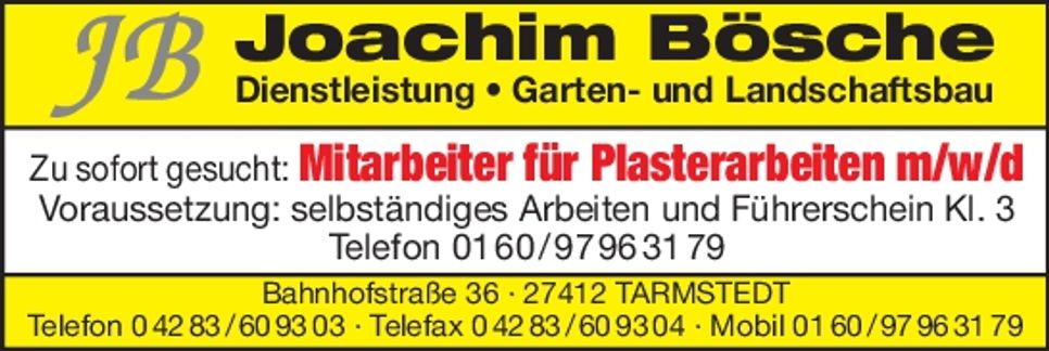 Mitarbeiter gesucht