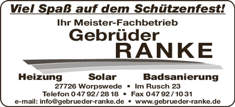 Schützenfest Kleine Anzeige