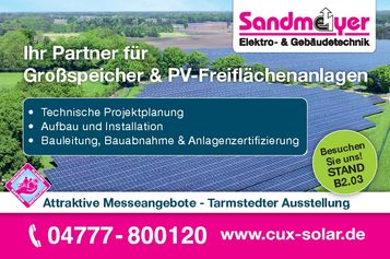 Ihr Partner für Großspeicher und PV