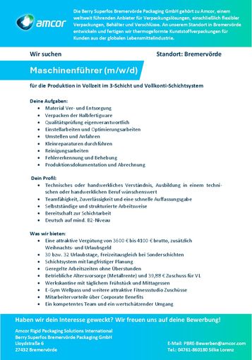 Maschinenführer