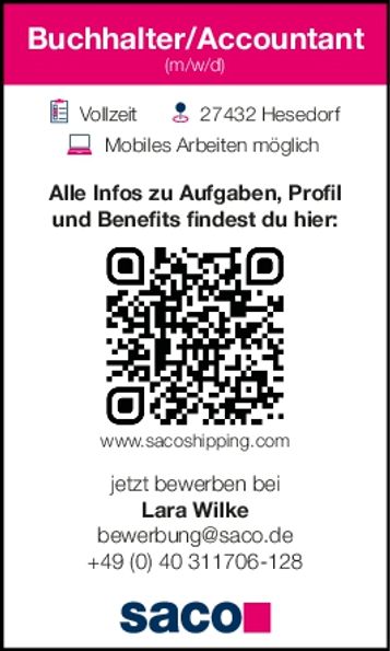 Stellenanzeige Buchhaltung