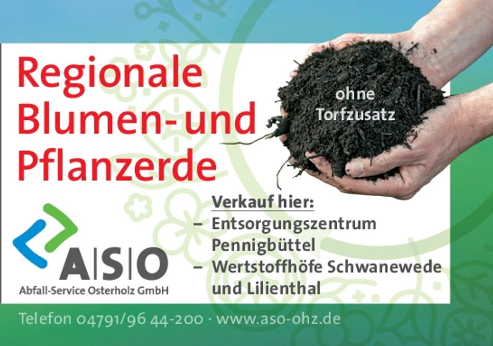 Regionale Blumen- und Pflanzerde