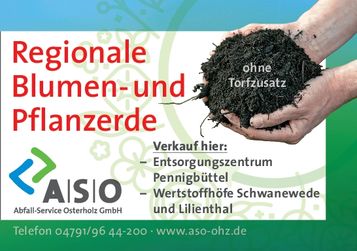 Regionale Blumen- und Pflanzerde