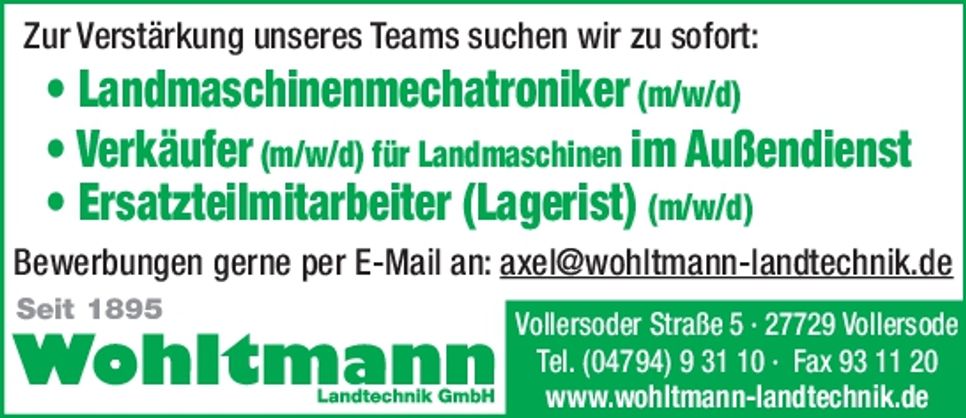 Div. Stellenangebote