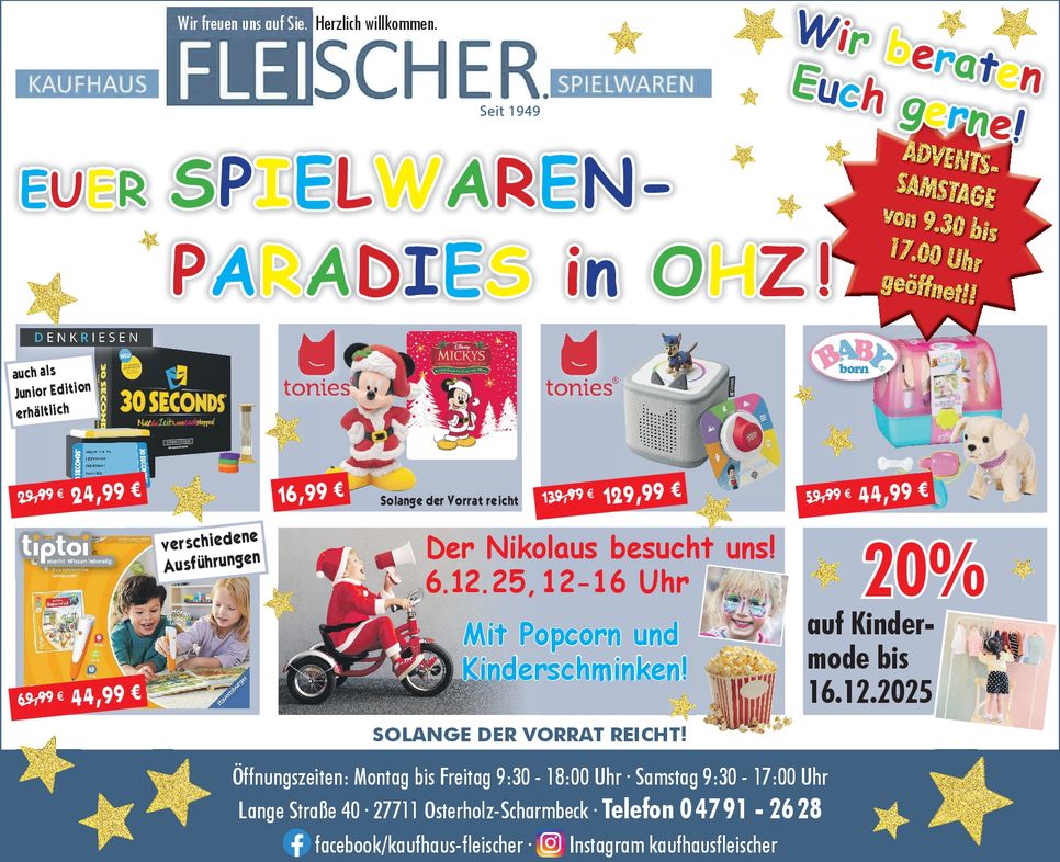 Angebote Adventssamstage