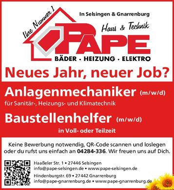 Anlagenmechaniker + Baustellenhelfer