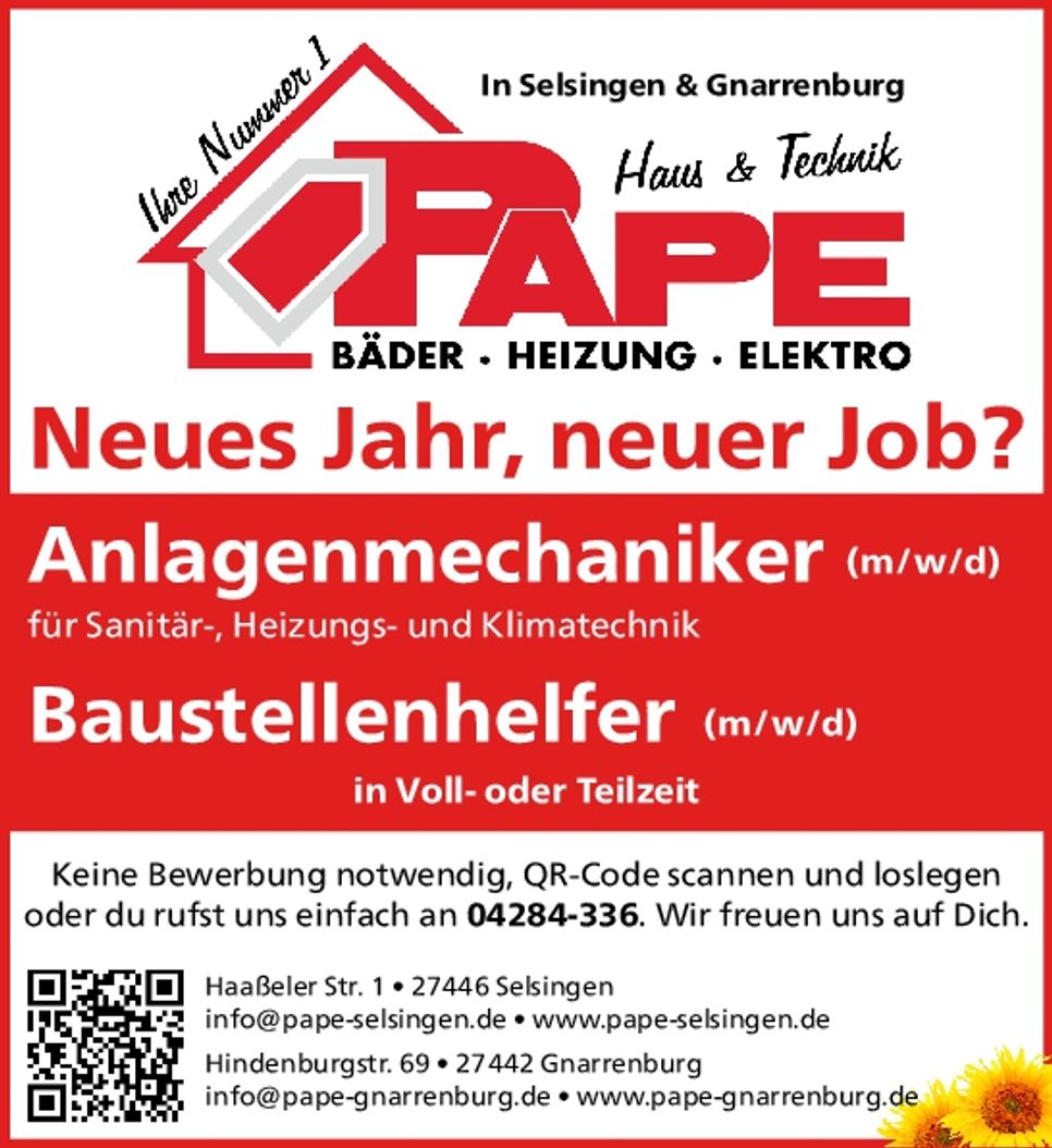 Anlagenmechaniker + Baustellenhelfer