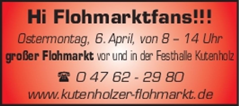 Flohmarkt 6. April