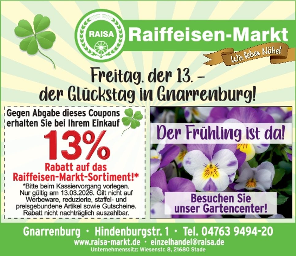 Glückstag Gnarrenburg